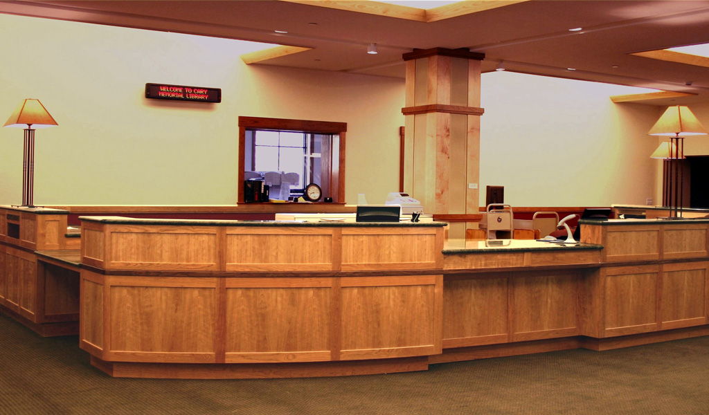Cary Memorial Library Desk