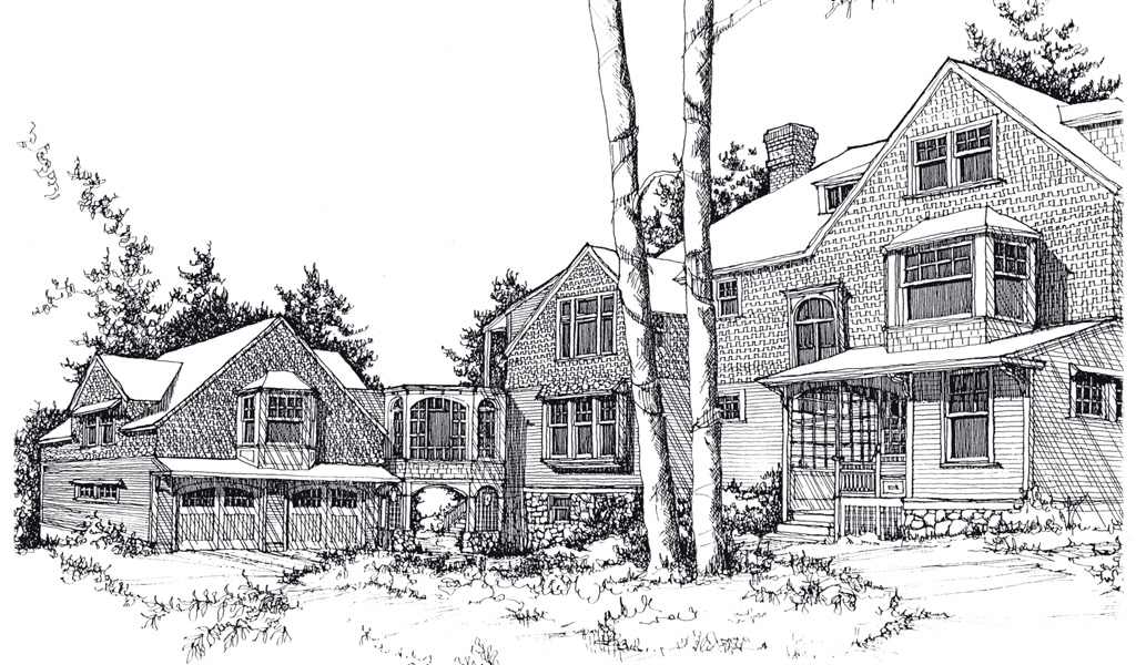 Lexington Carriage House Sketch