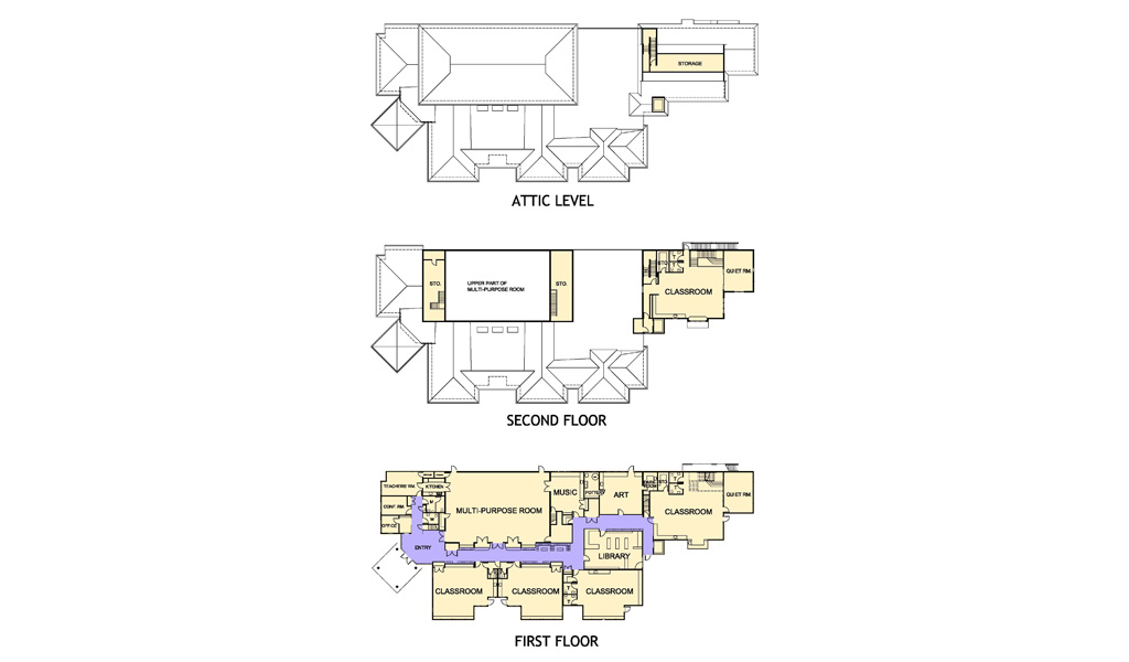 Lexington Montessori School Floor Plan